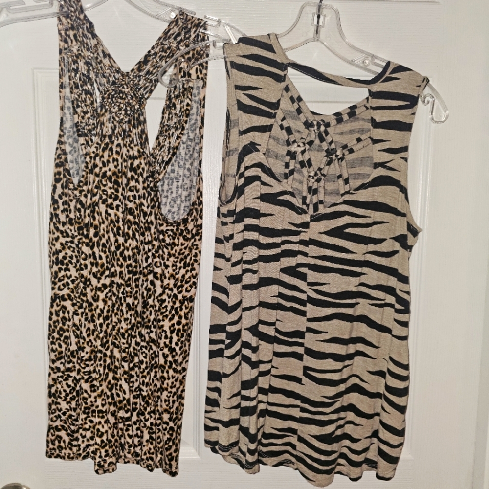 Animal print tops